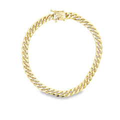 Solid Cuban Chain Bracelet