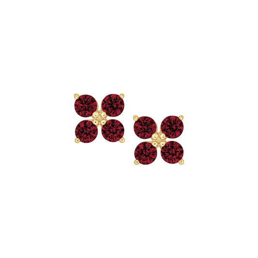 Neat Clover Stud Earrings