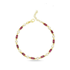 Rectangle Stone Bracelet