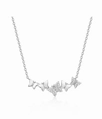 Cluster Of Butterfly Necklace