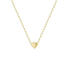 Mini Gold Heart Necklace
