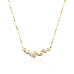 Up & Down Heart Necklace