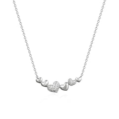 Up & Down Heart Necklace