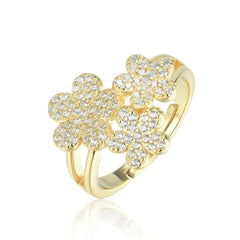 Floral Cluster Ring