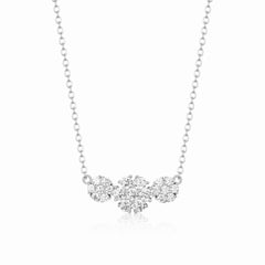 Triple Floral Necklace