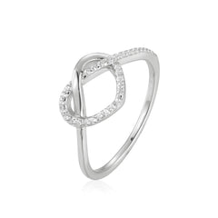 Twisted Heart Ring
