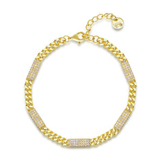 Rectangle Link Bracelet