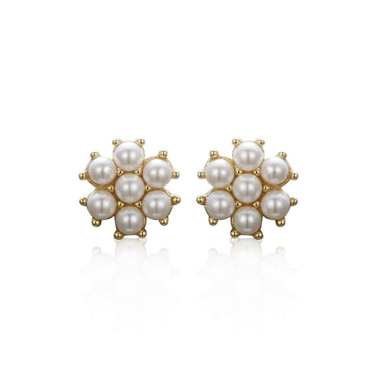 Classic Pearl Cluster Studs