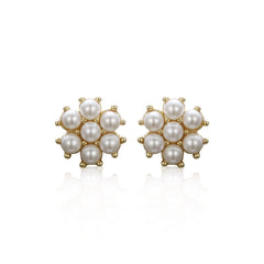Classic Pearl Cluster Studs