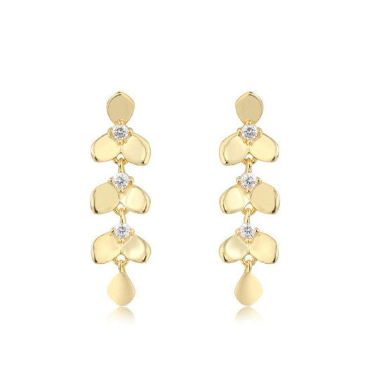 Dainty Petal Drop Earring