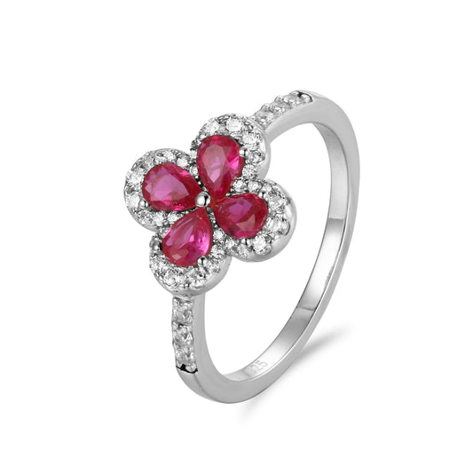 Colored Floral Ring