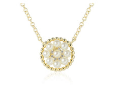 Floral Pearl Necklace