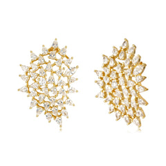 Statement Curved Crawler Earrings