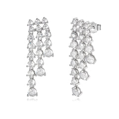 Triple Drop Graduating Earrings