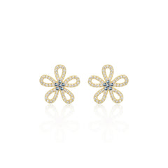 Fine Floral Stud