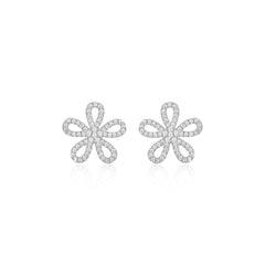 Fine Floral Stud