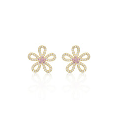 Fine Floral Stud
