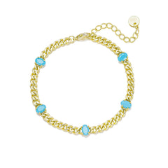Oval Turquoise Bracelet