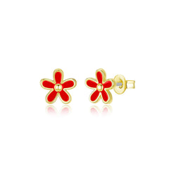 Petal Floral Stud Earrings