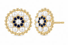 Popped Pearl Stud Earrings