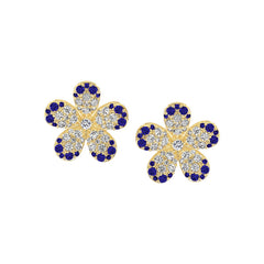 Refined Floral Stud Earring