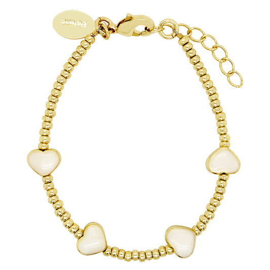 Beaded Heart Bracelet