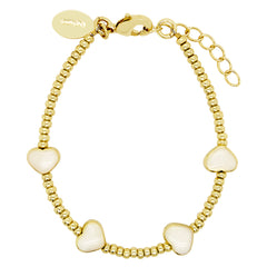 Beaded Heart Bracelet