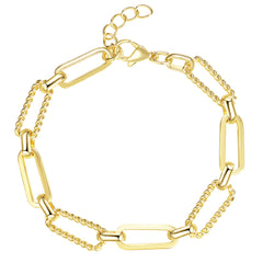Textured Link Bracelet