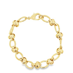 Oval Link Knotted Bracelet