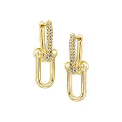 Oversized Link Earrings