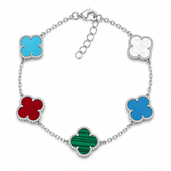 Five Small Clover Bracelet