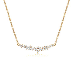 Small Cluster Bar Necklace