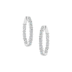 Unique Shaped Oval Hoops