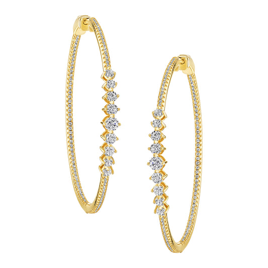 Pop Of Color Hoops