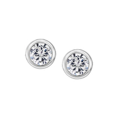 Round Bezel Studs