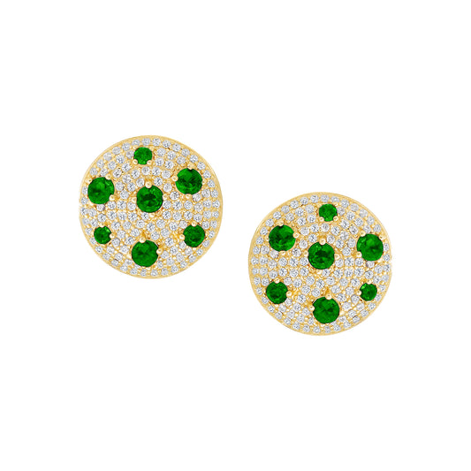 Color Confetti Statement Stud Earrings