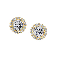Single Pave Studs