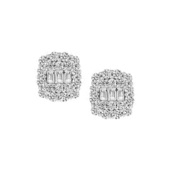 Squared Baguette Studs