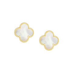 Lever Back Clover Earrings