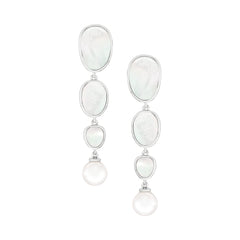 Statement Drop Pearl Earrings