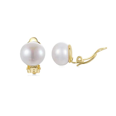 Clip On Pearl Earrings