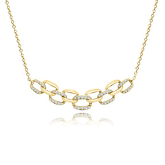 Linked Stacked Bar Necklace