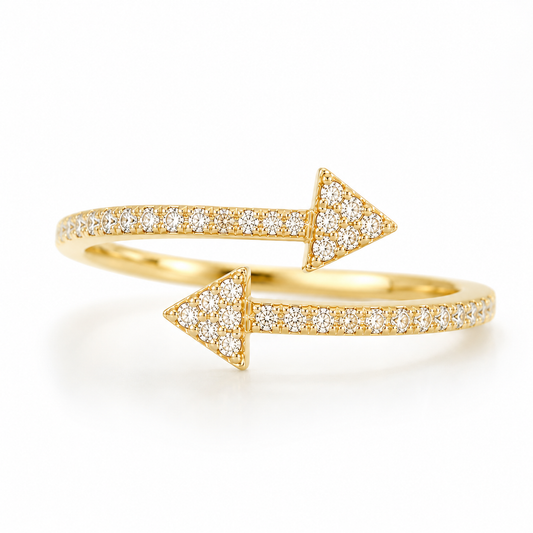 Double Arrow Ring