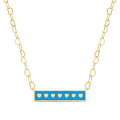 Enamel Bar Pendant