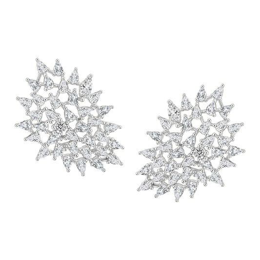 Statement Curved Crawler Earrings