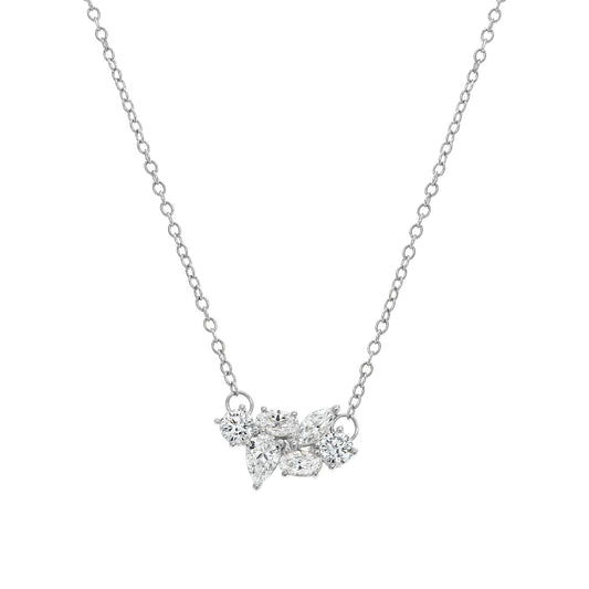 Multi Shape Cluster Necklace