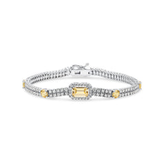 Stacked Colored Tennis Bracelet