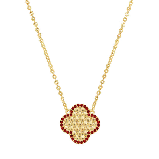 Honeycomb Clover Pendant