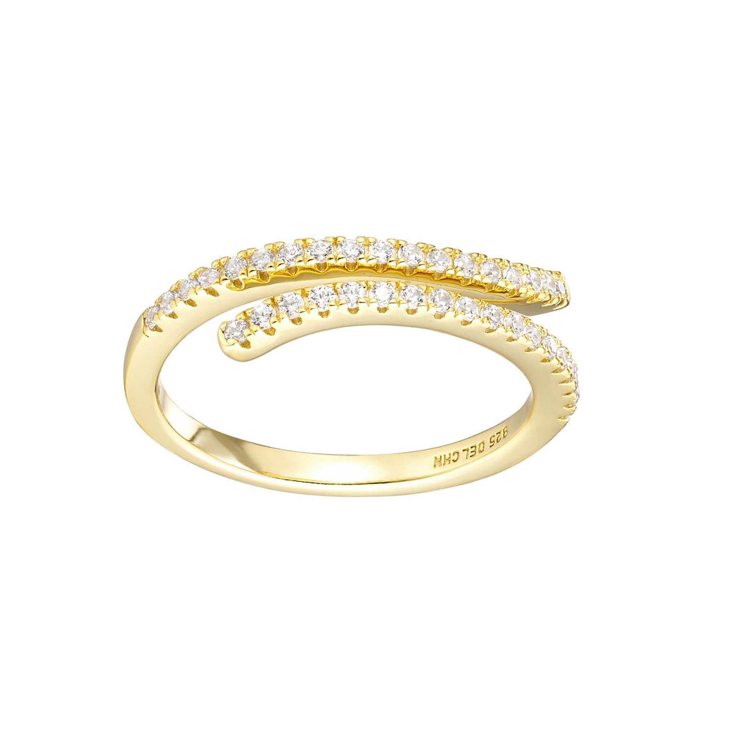 Dainty Overlap Ring