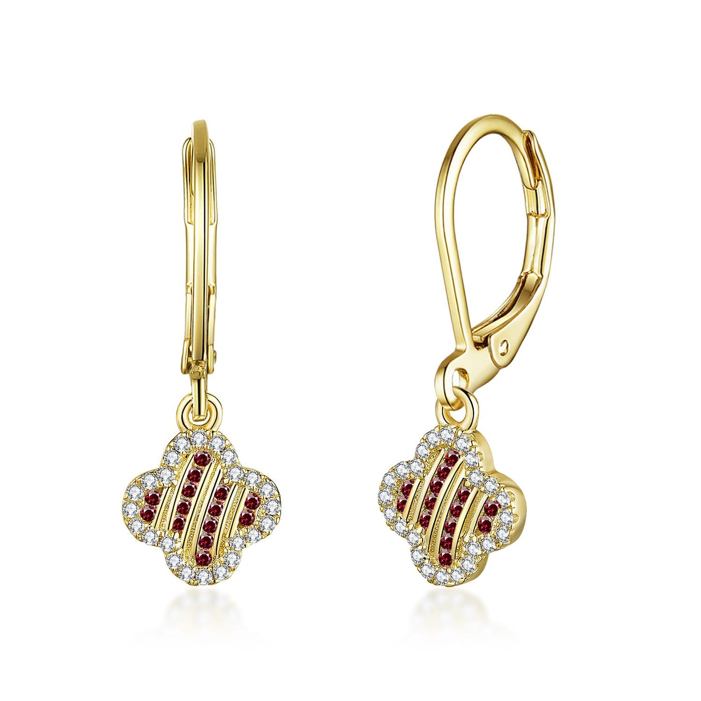 Unique Clover Hanging Earrings